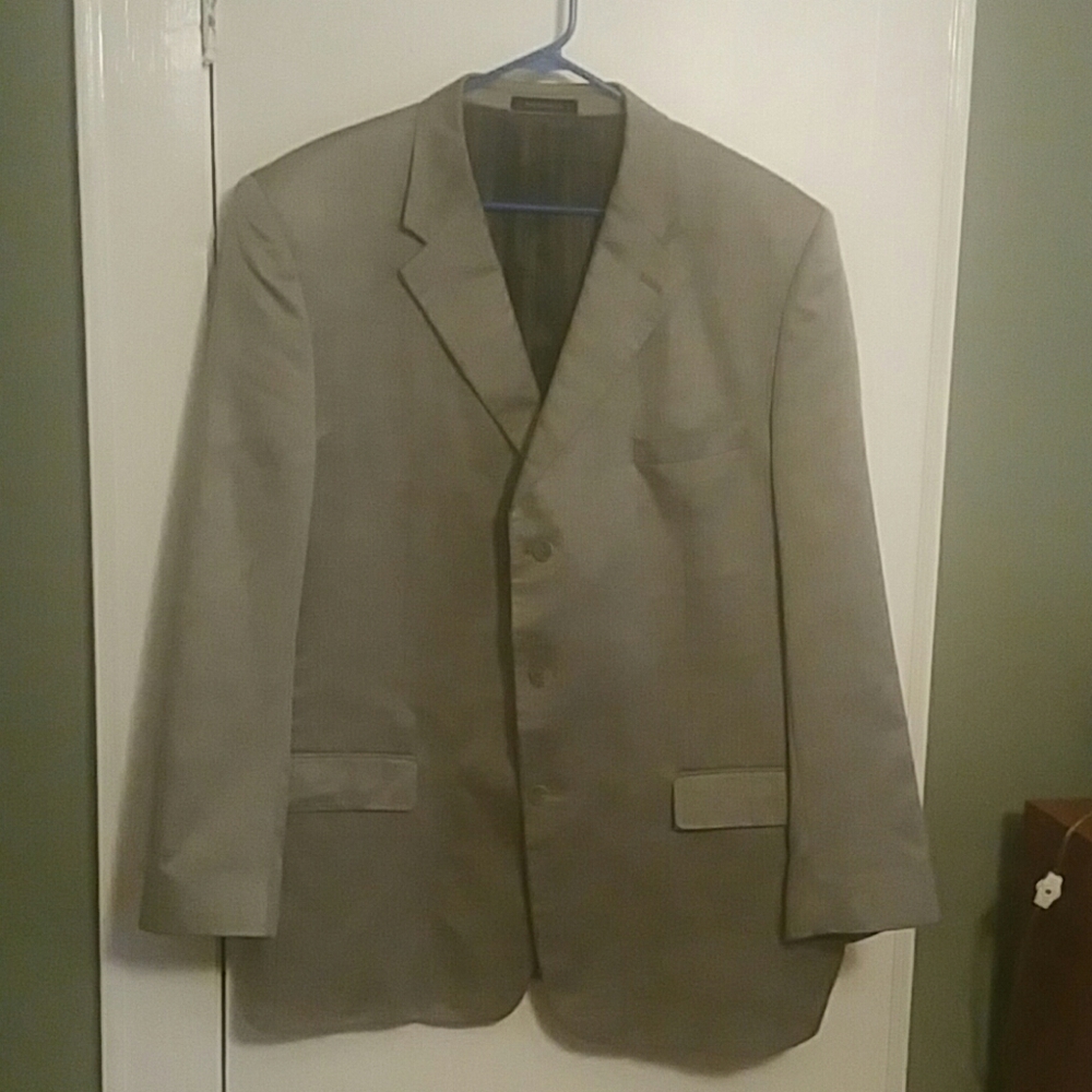 S & K menswear Silver sportcoat 46 L